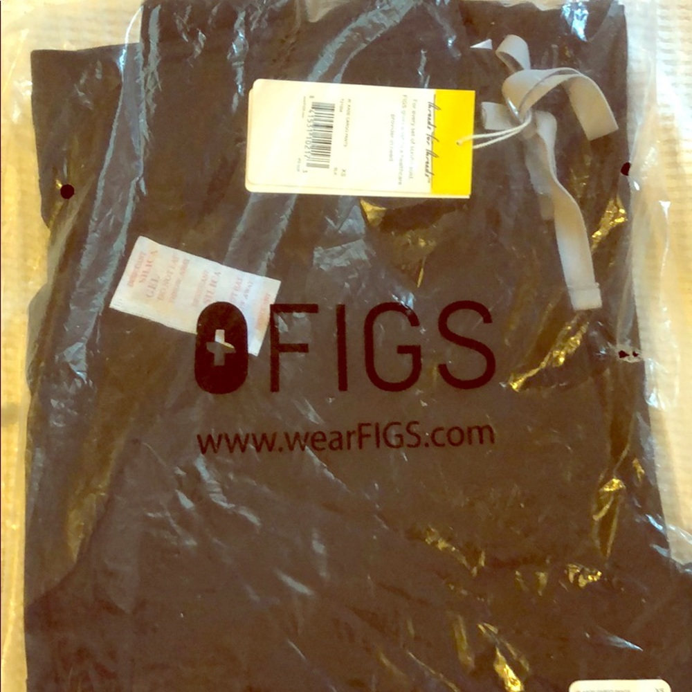 Black FIGS scrub pants